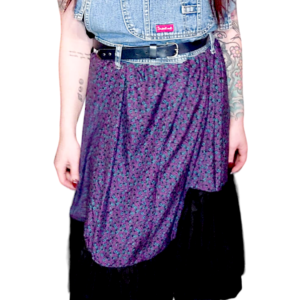 Jurk Denim bloemen