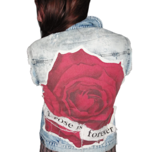 Jacket Denim A Rose Is Forever (VERKOCHT)